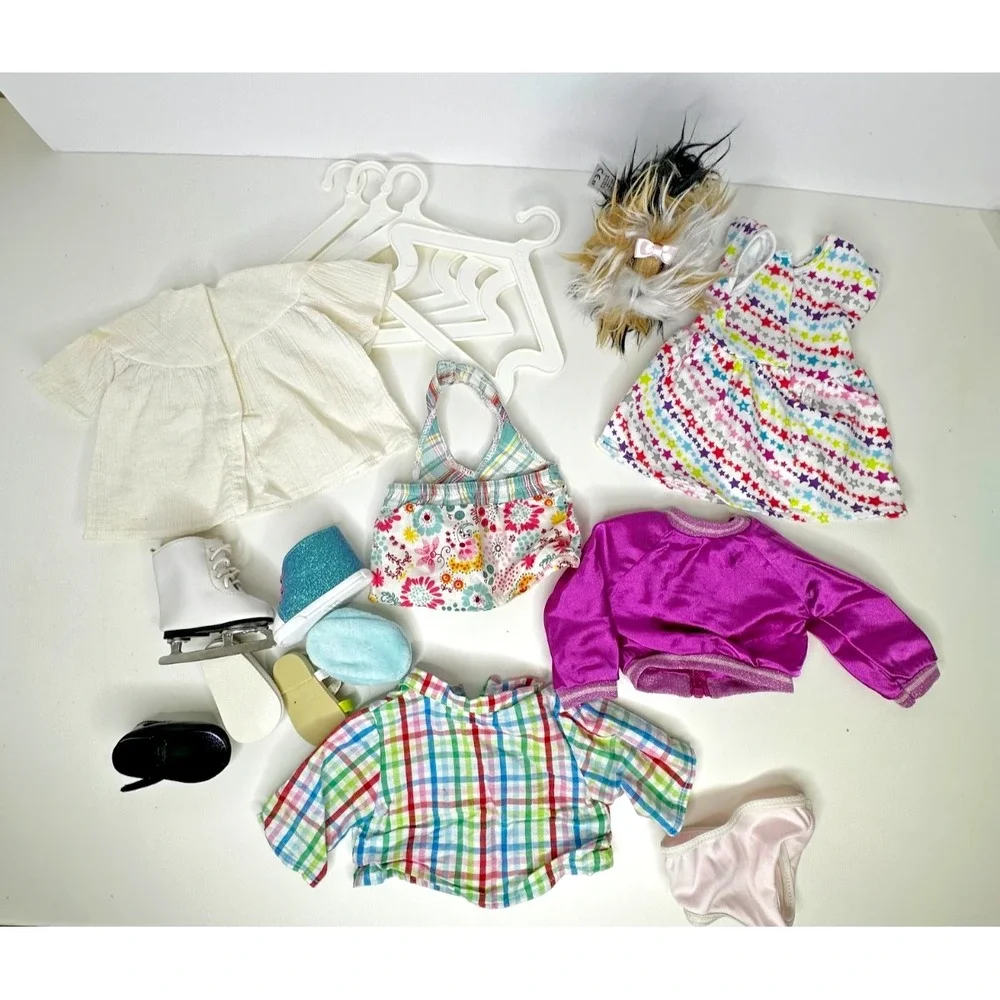 American Girl clothes Truly Me Rainbow Julie Meet Shirt Undies Sugar Yorkie Lot
